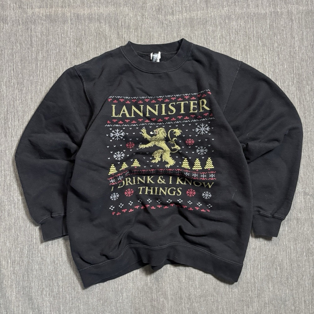 Black Game of Thrones Lannister Sweatshirt - M